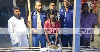 মানিকগঞ্জে গাঁজাসহ মাদক কারবারি আটক